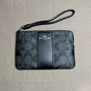 Coach Black Wristlet